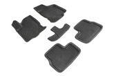 3D EVA коврики в салон черные Seintex соты для Lada Granta (2011-2024)